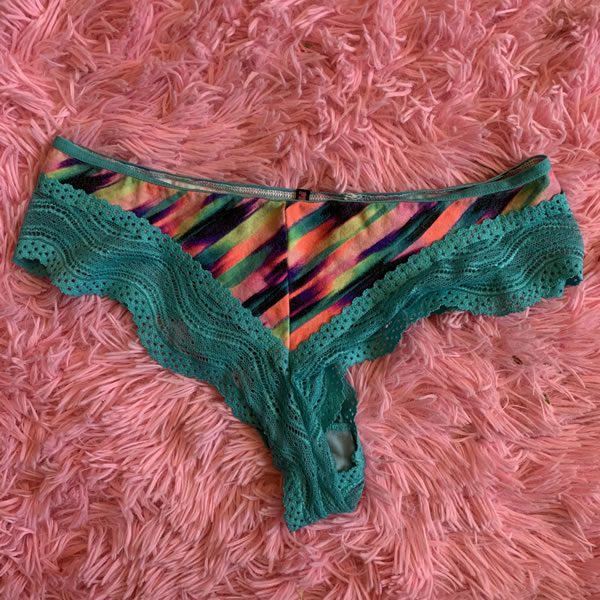 Color Stripe Thong