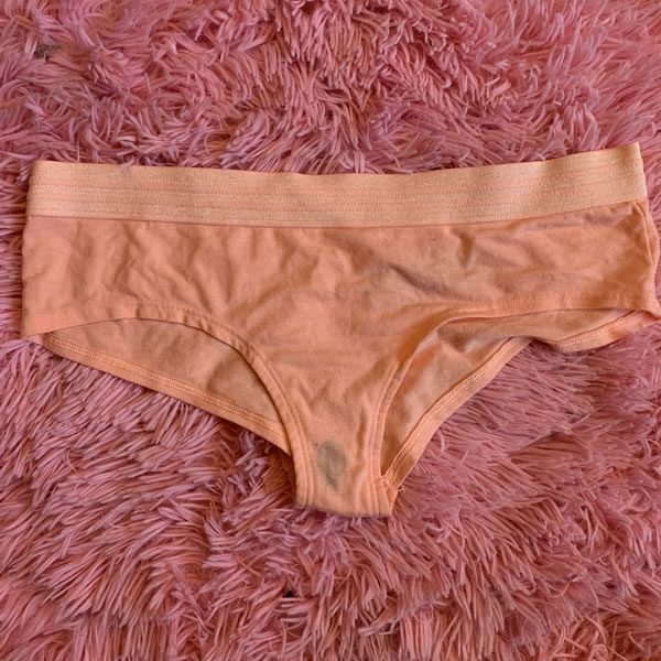 Orange Panties - Stained