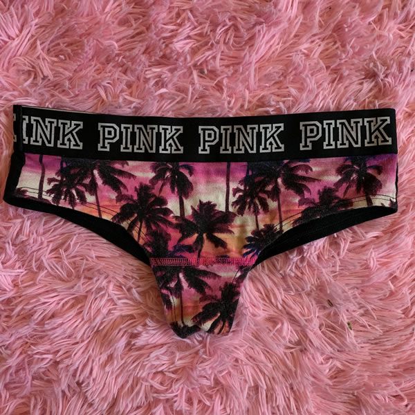 "PINK" Tropical Panties