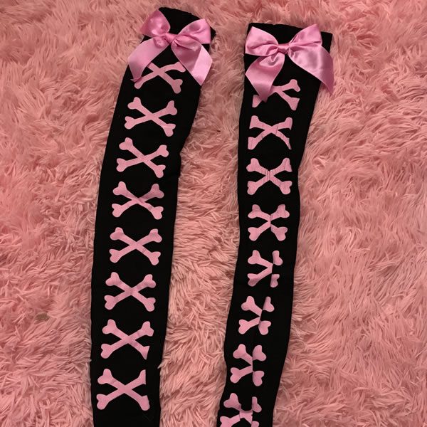 Pink Cross Stockings