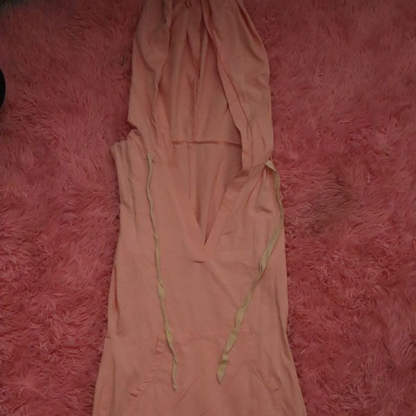 Pink Hoodie Dress