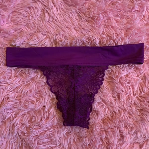 1 Purple Thong